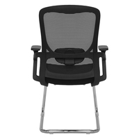 Chaise de bureau ergonomique pour personnel et visiteurs avec livraison gratuite, en plastique, mousse, contreplaqué et maille