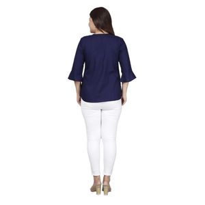 Vestidos de Rayón para Mujer, Diseño Moderno, Vintage, Antiarrugas, Ecológicos, con Mangas Tres Cuartos, Disponibles al Por Mayor - Product Image 2