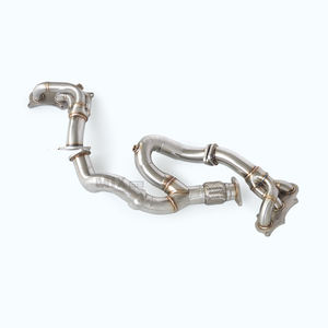 Système d'échappement performance avec collecteur pour Lotus Exige V6 3.5T 2012-2019 - Collecteur d'échappement de course V6 Downpipe - Product Image 6