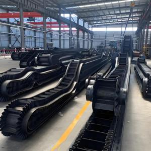 Nastro trasportatore in gomma corrugato nastro trasportatore in gomma con parete laterale resistente - Product Image 1