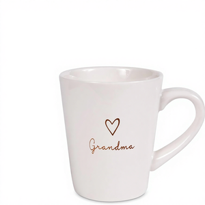 Tasse à <span class=keywords><strong>café</strong></span> pour <span class=keywords><strong>grand</strong></span>-mère en grès avec étiquette cœur, compatible micro-ondes et lave-vaisselle, 15 oz, haute qualité, logo personnalisé - Product Image 1