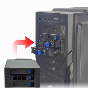 Good Product FH-3Bay Hot-Swap <b>Storage</b> Enclosure Hard Disk Drive With 6G Optical Drive Positions <b>Computer</b> Accessories - Product Image 1