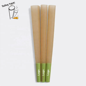 Wholesale classic brown <b>smoking</b> accessories paper cone can be customized with brand logo cone roll paper - Product Image 1