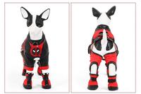 Vêtements pour chien MW en cuir PU, costume de cosplay MarV Ninja, écologique, été, printemps, manteau amusant et cool pour séance photo
