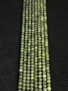 Perline Rotonde Lucidate di Giada <span class=keywords><strong>del</strong></span> Sud di Alta Qualità, <span class=keywords><strong>Pietra</strong></span> Bowenite Verde Chiaro per Creazione di Braccialetti Fai-da-Te 4/6/8/10mm - Product Image 3
