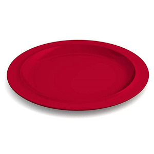 Rond <span class=keywords><strong>blanc</strong></span> mélamine dîner <span class=keywords><strong>buffet</strong></span> et plats en plastique avec jante étroite - Product Image 5