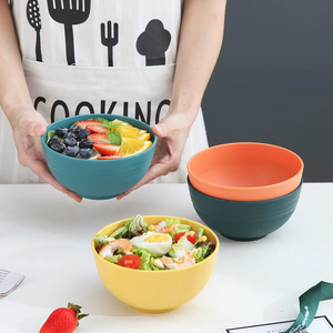 Ensemble de <span class=keywords><strong>vaisselle</strong></span> <span class=keywords><strong>incassable</strong></span> et réutilisable en plastique, motif paille de blé, pour le <span class=keywords><strong>camping</strong></span>, assiettes à dîner en stock - Product Image 3