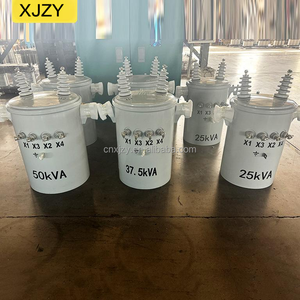 Transformateur de distribution monophasé 37.5KVA monté sur poteau sortie 220V avec entrée 10KV 110V avec entrée 6KV fréquence 50/60Hz - Product Image 3