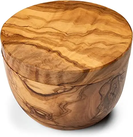 Кухонный деревянный контейнер для соли и перца, погреб с ложкой для деревянной коробки для специй