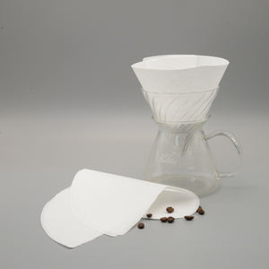 Papel de filtro de media luna desechable de alta calidad, perfecto para la elaboración de café <span class=keywords><strong>molido</strong></span> o té, hecho de material de fibra de grado alimenticio - Product Image 1