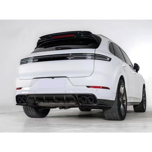 Protector de Parachoques Trasero de Fibra de Carbono Tecat para Cayenne, Modificación y Mejora de Automóviles 2018-2023 - Product Image 6