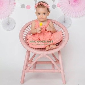 Silla moderna de ratán para niños, para decoración del hogar, dormitorio, cocina, sala de estar y exteriores, fabricada en fábrica de Vietnam - Product Image 2