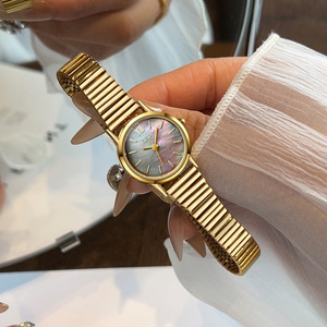 Reloj Elegante con Esfera Ovalada, Aspecto Refinado y Lujoso, Reloj de Cuarzo de Acero Inoxidable - Product Image 3