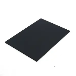 विज्ञापन बॉक्स पैकेजिंग के लिए काला पारदर्शी अपारदर्शी 3 मिमी पॉली कार्बोनेट ठोस प्लास्टिक शीट