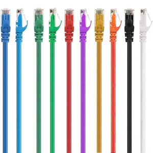 Ce <span class=keywords><strong>RoHS</strong></span> 1m đồng cáp <span class=keywords><strong>Ethernet</strong></span> Cat6 Jumper cáp 4 cặp 26AWG 24AWG UTP mèo 6 vá dây - Product Image 5