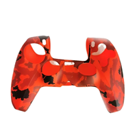 Coque de protection en silicone pour manette de jeu PS5 camouflage Soft Rubber Case