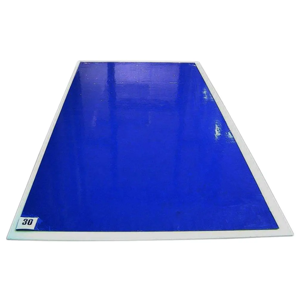 ES21101 Azul Sala Limpa Sticky/Brega/Adesivo Esteiras de Mat-Lab-18''36 Azul 30 Folhas Sticky Mat