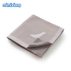 Mimixiong OEKO Tex - Mantas de Algodón Tejidas para Bebés Recién Nacidos con un Bonito Diseño de Palomas - Product Image 6