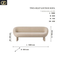 Canapé en tissu moderne blanc-rose de luxe, facile à nettoyer, meubles de salon, canapé multi-personnes pour le loisir