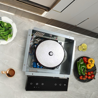 Table de cuisson invisible Cuisinière à induction domestique Contrôle tactile à 1 brûleur avec haute efficacité