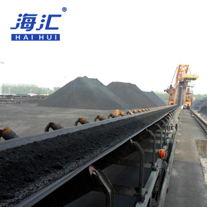 New haihui 100m Điện vành đai băng tải công nghiệp dài khoảng cách điều chỉnh tốc độ chịu nhiệt 2 lớp khai thác mỏ sản xuất - Product Image 1