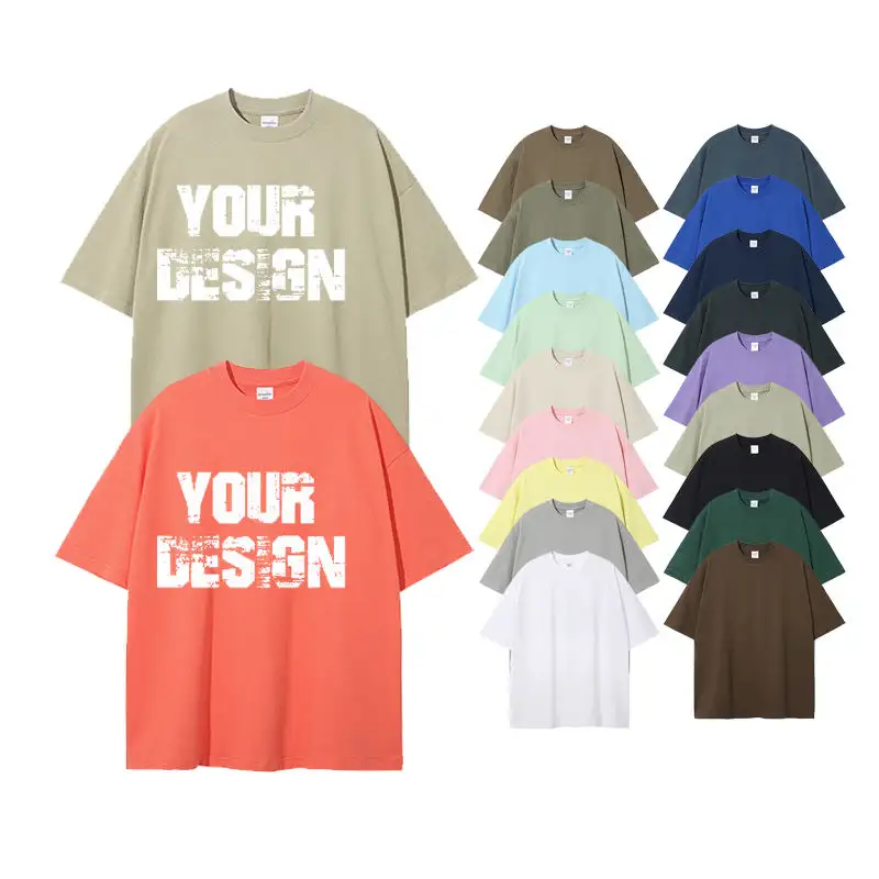 SHULIQI Men T shirt Streetwear hip hop stone 100% cotton t shirts with logo customize oversized vintage t-shirt