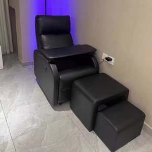 Fauteuil de manucure et pédicure de luxe moderne inclinable avec massage pour salon de manucure et spa des pieds - Product Image 5
