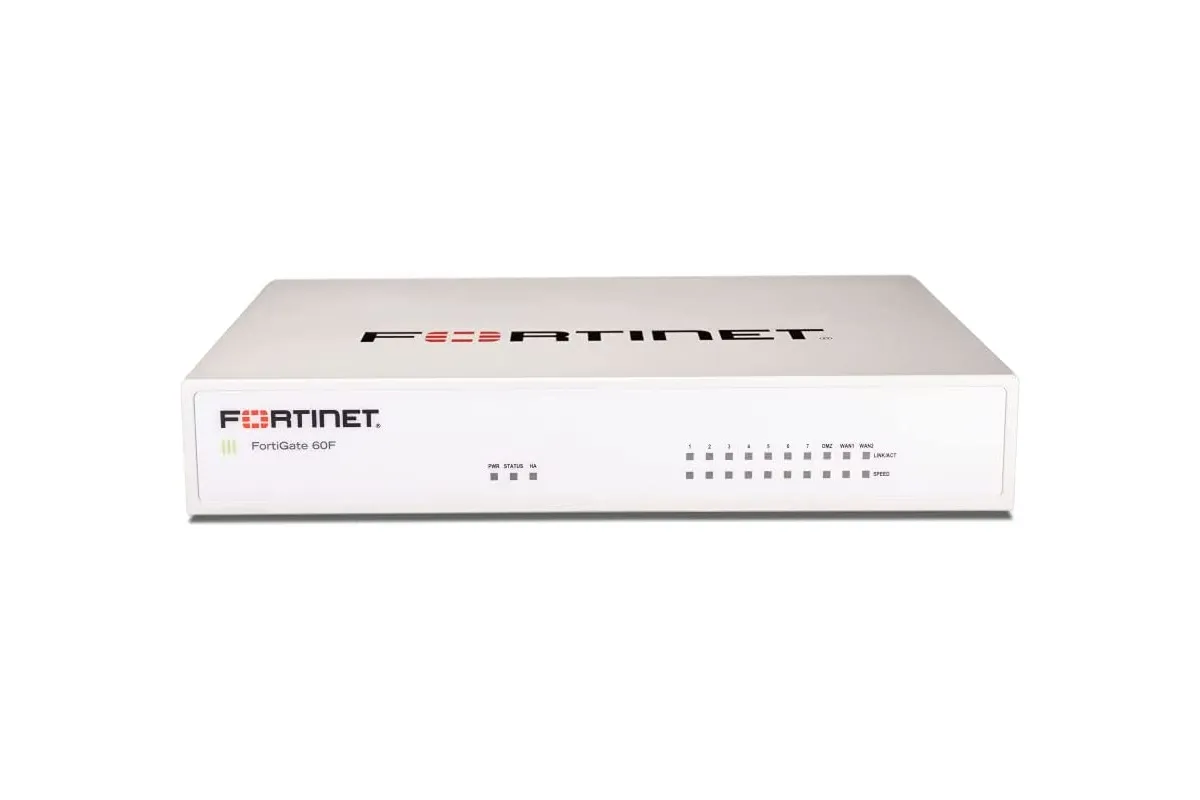 Used Fortinet FortiGate FG-60F Network Security Firewall 10xGE LAN port Switch DMZ