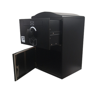 Наружная металлическая защитная упаковка, почтовый ящик, стоячий ящик для письма, большая автономная почтовая коробка с замком - Product Image 4