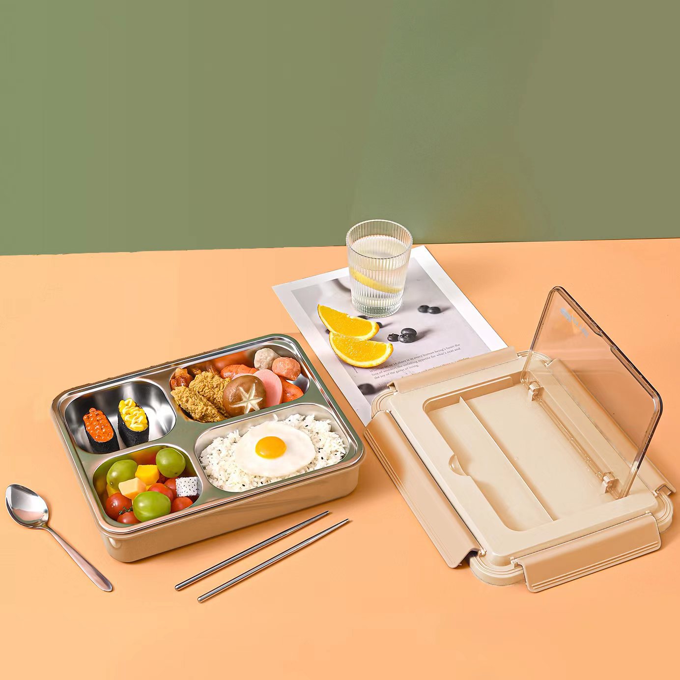 1350ml orange ,4 grilles