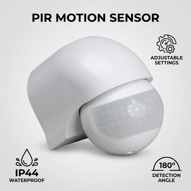 Factory Direct Outdoor Motion Sensor LED Light with PIR Technology and Long Detection Range