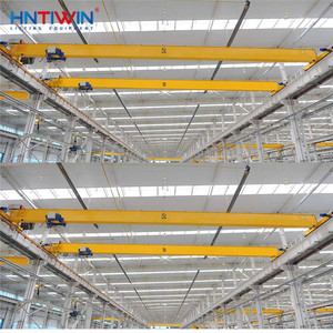 Grúa <span class=keywords><strong>Puente</strong></span> Monoviga de 5 Toneladas y 7.5 <span class=keywords><strong>Metros</strong></span> con Caja de Cambios, Precio de Fábrica en China, HNTIWIN - Product Image 3