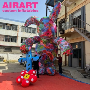 <span class=keywords><strong>Lapin</strong></span> gonflable coloré publicitaire pour les décorations <span class=keywords><strong>de</strong></span> Pâques des toits <span class=keywords><strong>de</strong></span> centres commerciaux et <span class=keywords><strong>de</strong></span> bâtiments - Product Image 5
