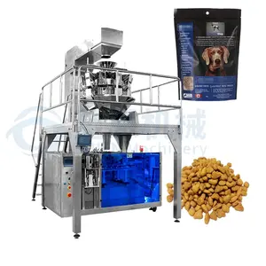 Premade Bag Granules Packing Machine For Medical Pills/Dog Cats Food/Stuffs/Plant seeds