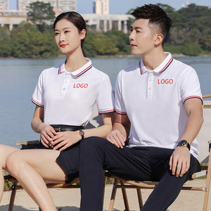 Мужские поло из полиэстера на заказ, однотонные, быстросохнущие, летние, модные, брендовые, 220 г, для гольфа, оригинальные поло для мужчин - Product Image 4