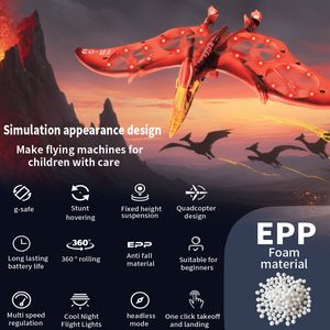 FB-02 Avion Jouet <span class=keywords><strong>Drone</strong></span> Pterosaure Planeur en Mousse Epp 2.4g à Longue Durée de Vie de la Batterie pour Enfants - Product Image 3