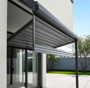 <span class=keywords><strong>Volet</strong></span> roulant horizontal motorisé automatique en aluminium pour toit, véranda, <span class=keywords><strong>piscine</strong></span>, résidentiel, moderne, à énergie <span class=keywords><strong>solaire</strong></span>, certifié CE - Product Image 1