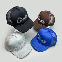 Nueva Gorra de Béisbol de 6 Paneles Ajustable con Letras Bordadas, Malla Transpirable, 100% Poliéster, Estilo Americano, Protección Solar para Hombres y Mujeres