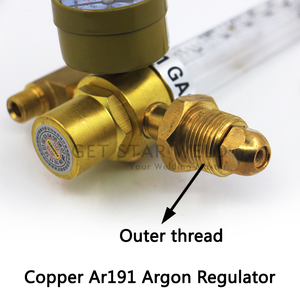 Get Star Weld 191 Jauge de gaz/Régulateur de débitmètre de gaz en laiton avec CGA580 - Product Image 5