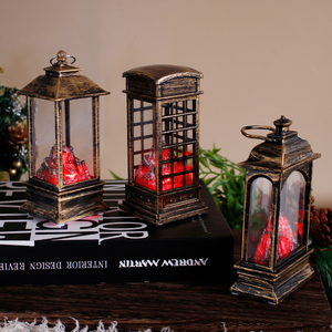 Lampe à huile LED de style européen de Noël pour cheminée, cadeau de décoration d'intérieur - Product Image 1