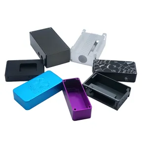 OEM Custom Precision CNC Milling Parts Electronic Case Boxs Aluminum CNC Milling Anodized Brushed Enclosure Box Case
