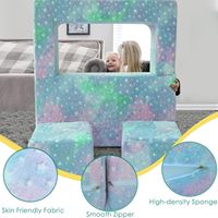 Canapé modulaire pour enfants TenderPlayful, 12 pièces, en mousse, convertible, pour salle de jeux et chambre à coucher