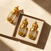 Grosir Pabrik Botol Minyak Parfum Oud Kaca Mini Mewah 3ml 6ml 12ml Botol Kaca Berkualitas Tinggi dengan Tutup Ulir OEM/ODM
