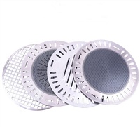 Offre Spéciale pas cher 295mm coréen rond barbecue gril poêle barbecue en acier inoxydable casserole pour restaurant