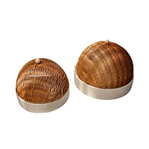 Plateau de service bohème en nacre pour le Ramadan et l'Aïd |   Plateau élégant fait à la main pour les aliments et les boissons, idéal pour les cadeaux, les dattes, les bonbons, la décoration de table - Product Image 4