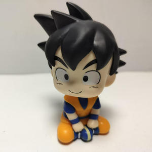 Set di Statuette in PVC di <span class=keywords><strong>Goku</strong></span> e Vegeta in Posa Seduta con Uniforme Classica di Arti Marziali per Collezionisti di Anime - Product Image 4