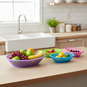 CASAMAX WL AA-0312-1 Cestino per Frutta in Plastica Leggera per Cucina, Elegante e Moderno, Prodotto in Cina, Tolleranza 0,2 cm, Design Non Funzionale - Product Image 3