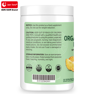 Polvo de Vegetales Verdes Personalizado con Espirulina y Chlorella para la Digestión, Salud Intestinal, Inmunidad y Energía, Suplemento de Vegetales Verdes - Product Image 6