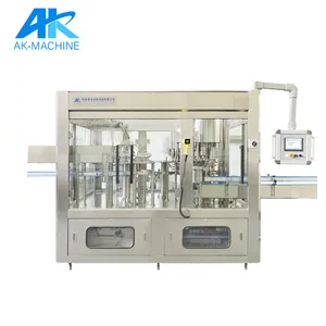 Energy Conservation And High Production Automatic 3 In 1 Drinking Water Rotary Filling Machine