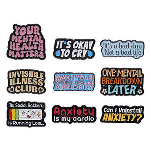 Broches de Esmalte Personalizados con Proverbios Divertidos, Insignias de Solapa para la Ansiedad Social, Broches de <span class=keywords><strong>Salud</strong></span> Mental al por Mayor - Product Image 4